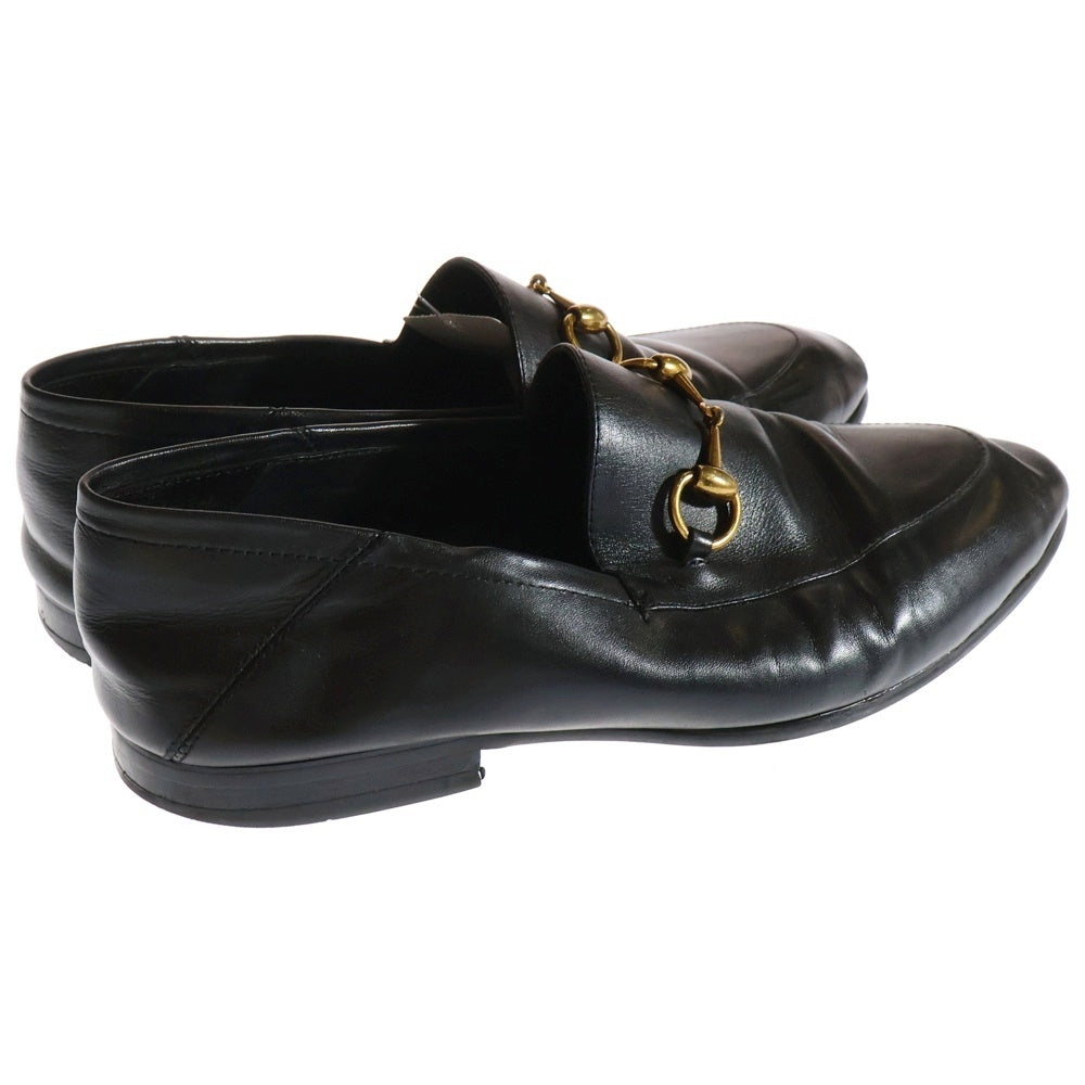 GUCCI(グッチ) ブリクストン ホースビットレザーローファー ブラック 407314