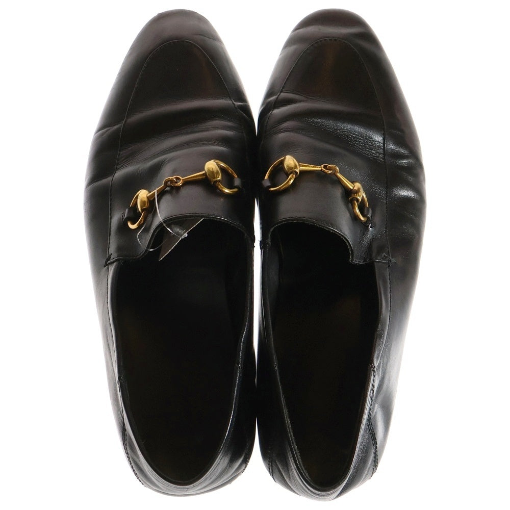 GUCCI(グッチ) ブリクストン ホースビットレザーローファー ブラック 407314
