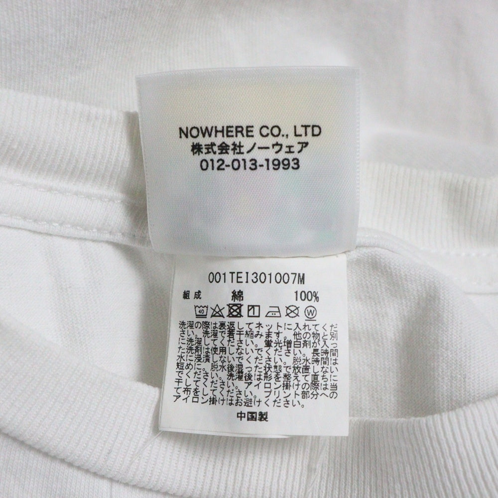 A BATHING APE(アベイシングエイプ) ABC CAMO SIDE BIG APE HEAD TEE サイドプリント クルーネック半袖Tシャツカットソー ホワイト/ピンク 001TEI301007M