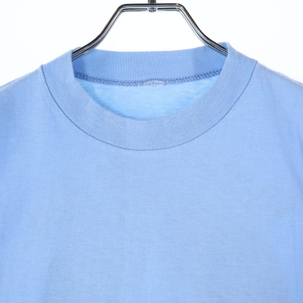 VINTAGE(ヴィンテージ) 80-90s バックプリントクルーネック半袖Tシャツカットソー ブルー