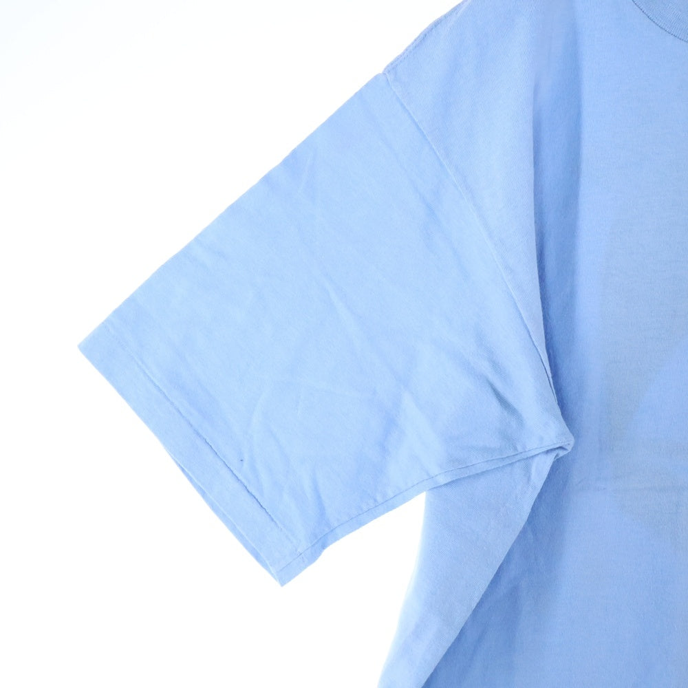 VINTAGE(ヴィンテージ) 80-90s バックプリントクルーネック半袖Tシャツカットソー ブルー
