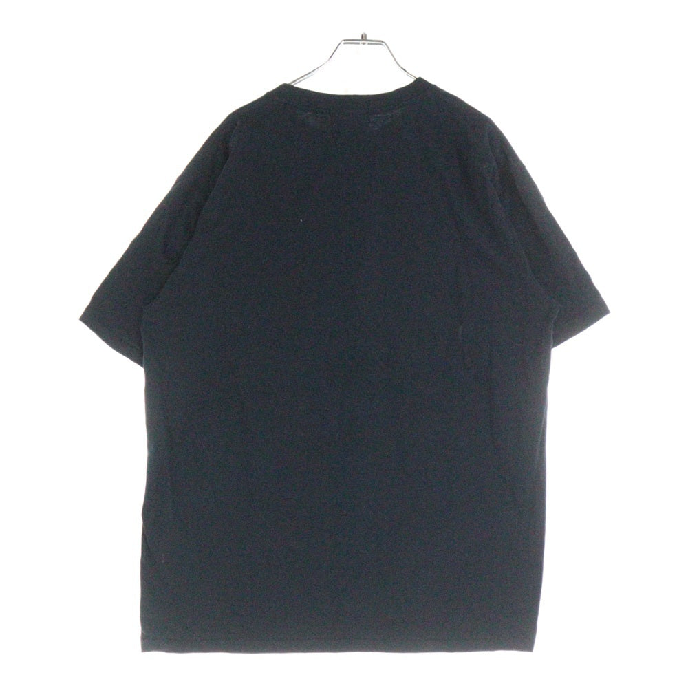 A BATHING APE(アベイシングエイプ) SHARK TEE シャークジップデザインプリントクルーネック半袖Tシャツカットソー ブラック/ピンク 001TEI301008M