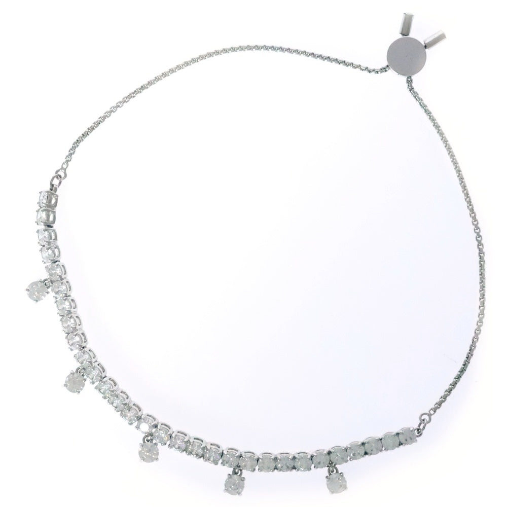 SWAROVSKI(スワロフスキー) SubtleDrops サブトルドロップス ストーン入りブレスレット シルバー