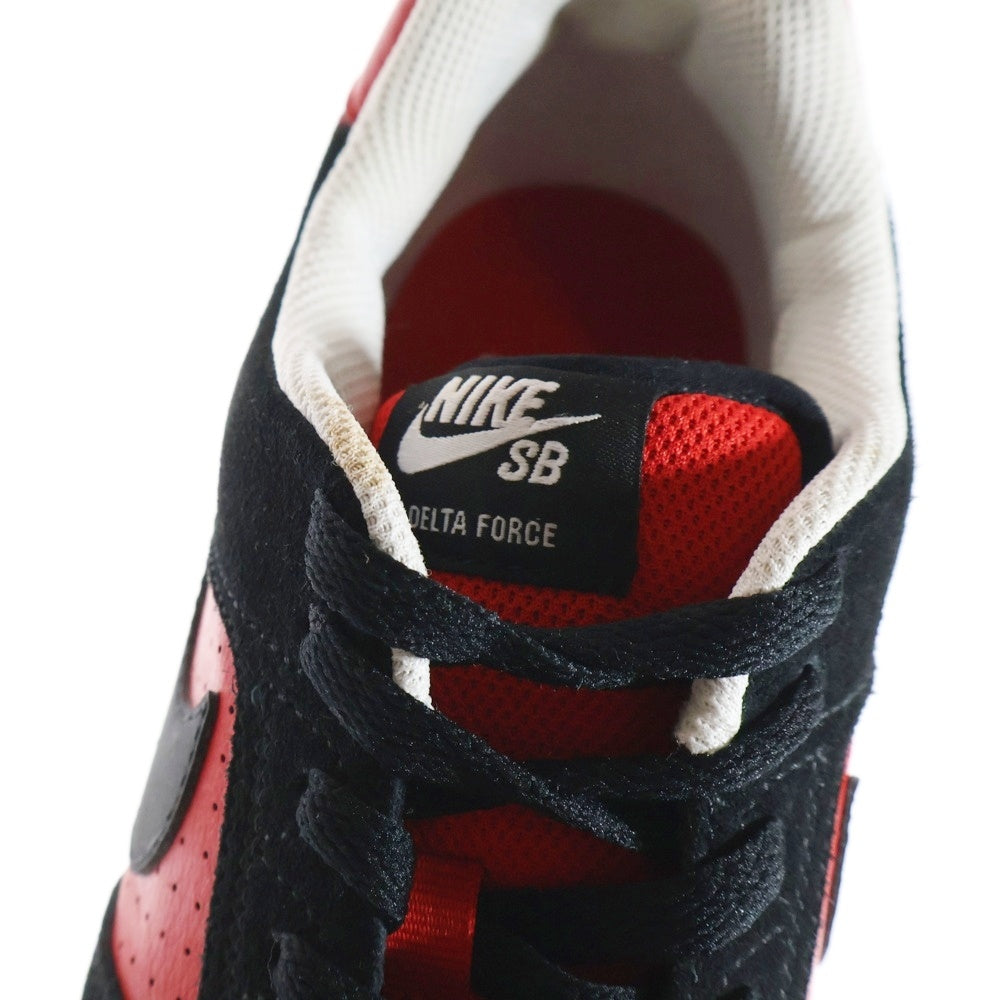 NIKE(ナイキ) SB Delta Force Vulc Bred デルタフォース バルカ ブレット ローカットスニーカー レッド/ブラック US8.5/26.5cm 942237-006