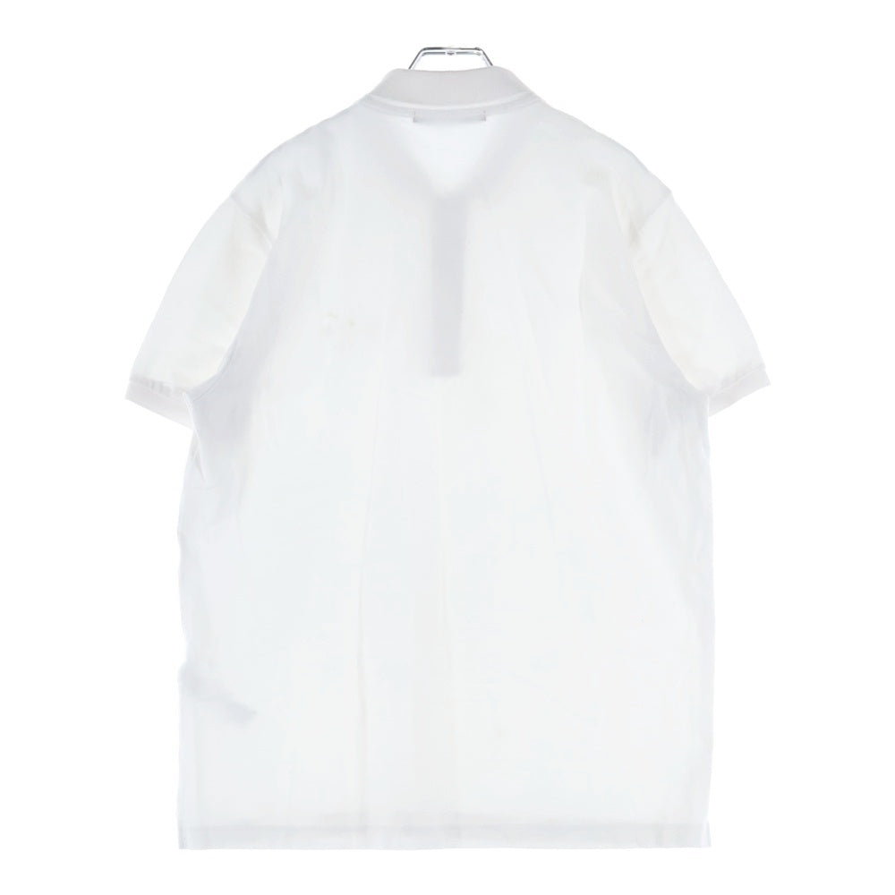 TATRAS(タトラス) GEO ジェオ 胸ロゴ刺繍 鹿の子 半袖ポロシャツ ホワイト MTAT25S8272-M