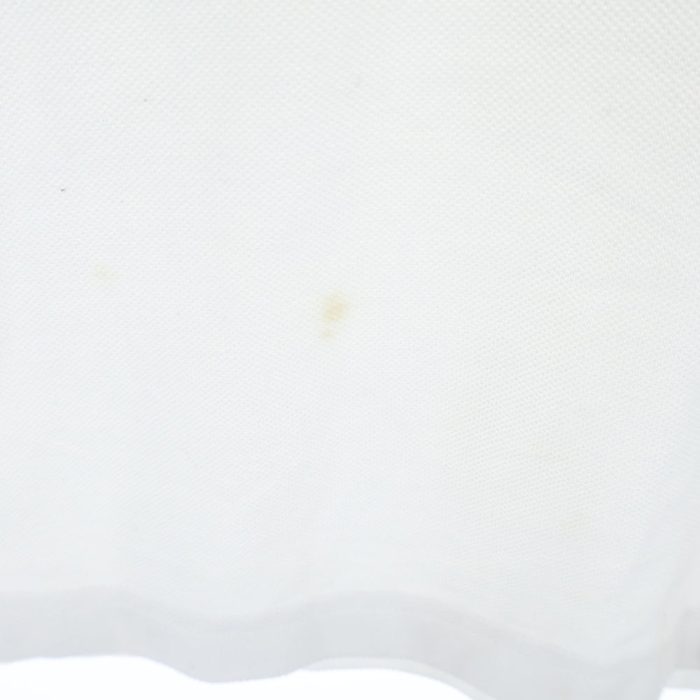 TATRAS(タトラス) GEO ジェオ 胸ロゴ刺繍 鹿の子 半袖ポロシャツ ホワイト MTAT25S8272-M