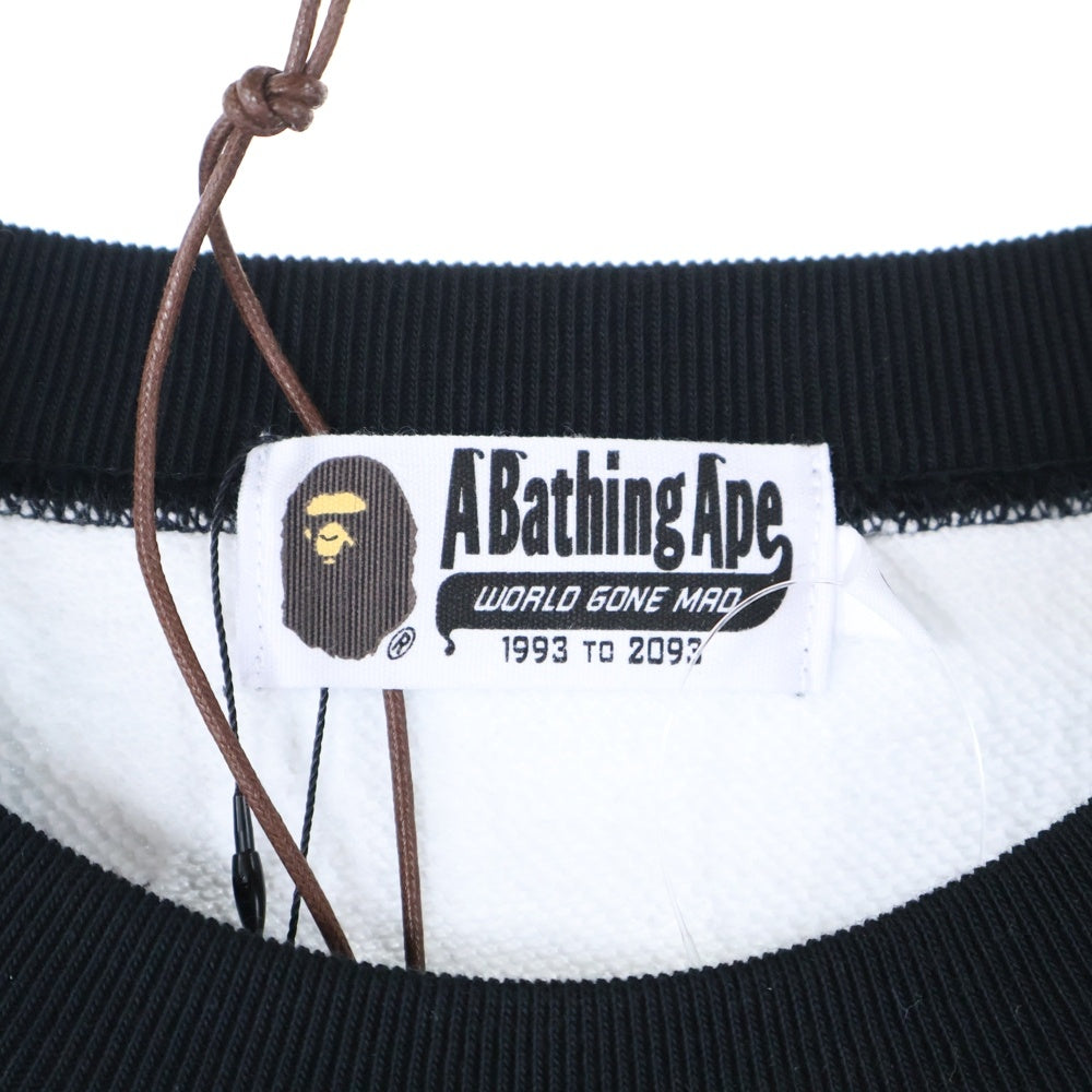 A BATHING APE(アベイシングエイプ) UKIYO-E CREWNECK #2 浮世絵 両面プリント クルーネック長袖 スウェットトレーナー ブラック 1L73-113-904