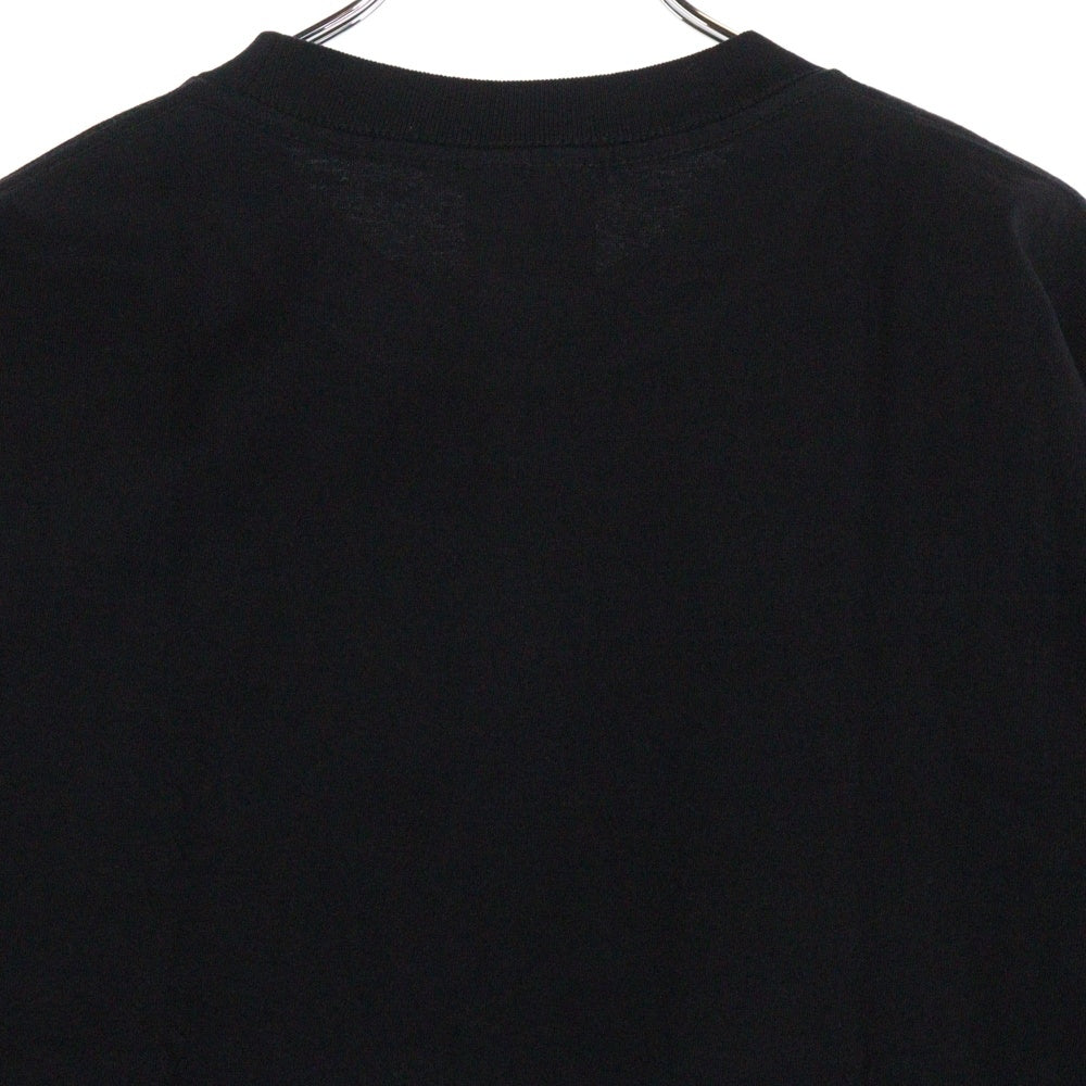 A BATHING APE(アベイシングエイプ) ABC CAMO STA COLLEGE TEE ABC カモ スター カレッジ クルーネック半袖Tシャツカットソー ブラック/グリーン 1L80-110-009
