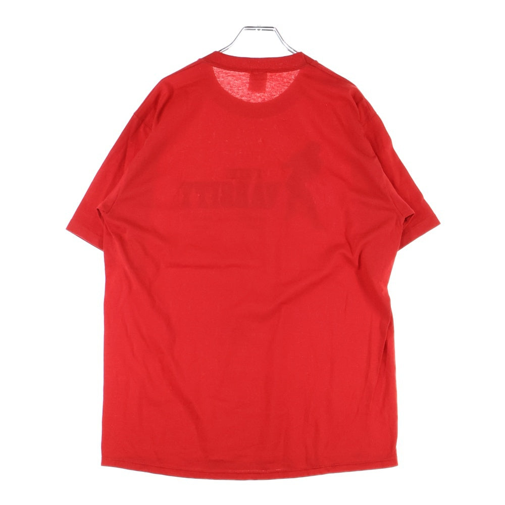 VINTAGE(ヴィンテージ) 80-90s JERZEES フロントプリントクルーネック半袖Tシャツカットソー レッド