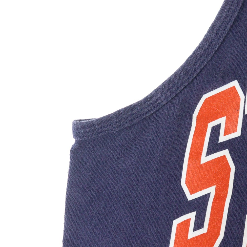 VINTAGE(ヴィンテージ) 00s ANVIL フロンプリントクルーネックタンクトップ ネイビー