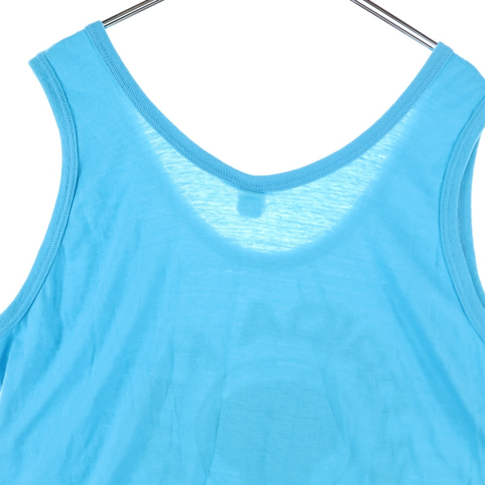 VINTAGE(ヴィンテージ) 90s SCREEN STARS フロントプリントクルーネックタンクトップ ブルー