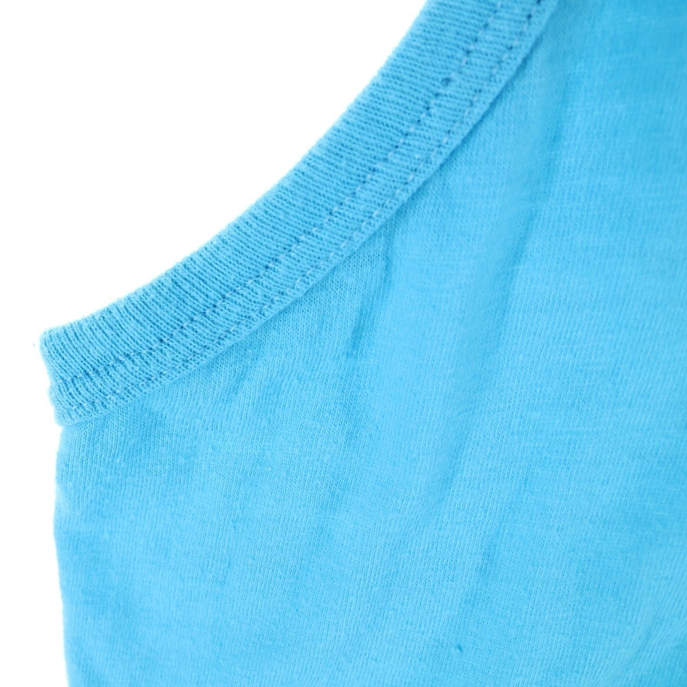 VINTAGE(ヴィンテージ) 90s SCREEN STARS フロントプリントクルーネックタンクトップ ブルー