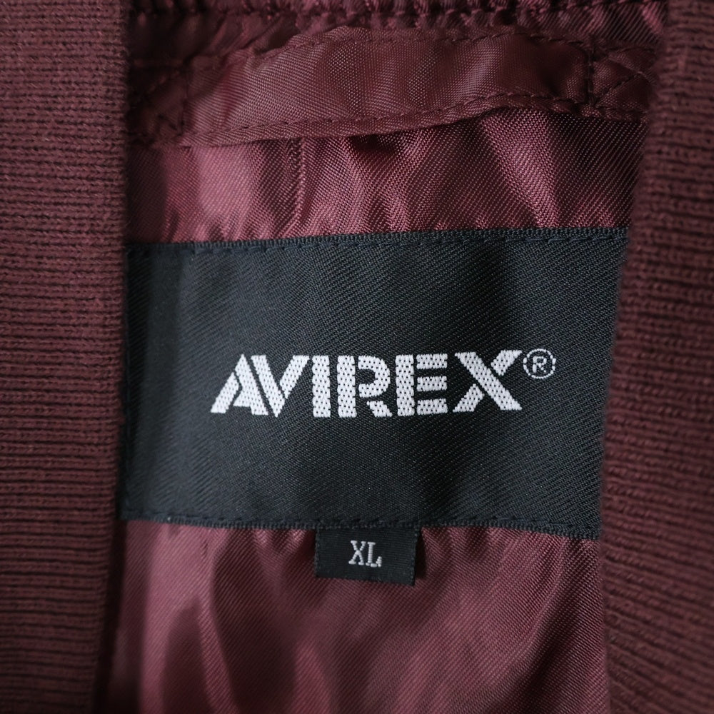 AVIREX(アヴィレックス) UTULITY MA-1 THUNDERBIRDS ユーティリティ フライトジャケット サンダーバード ボルドー 783-3152011