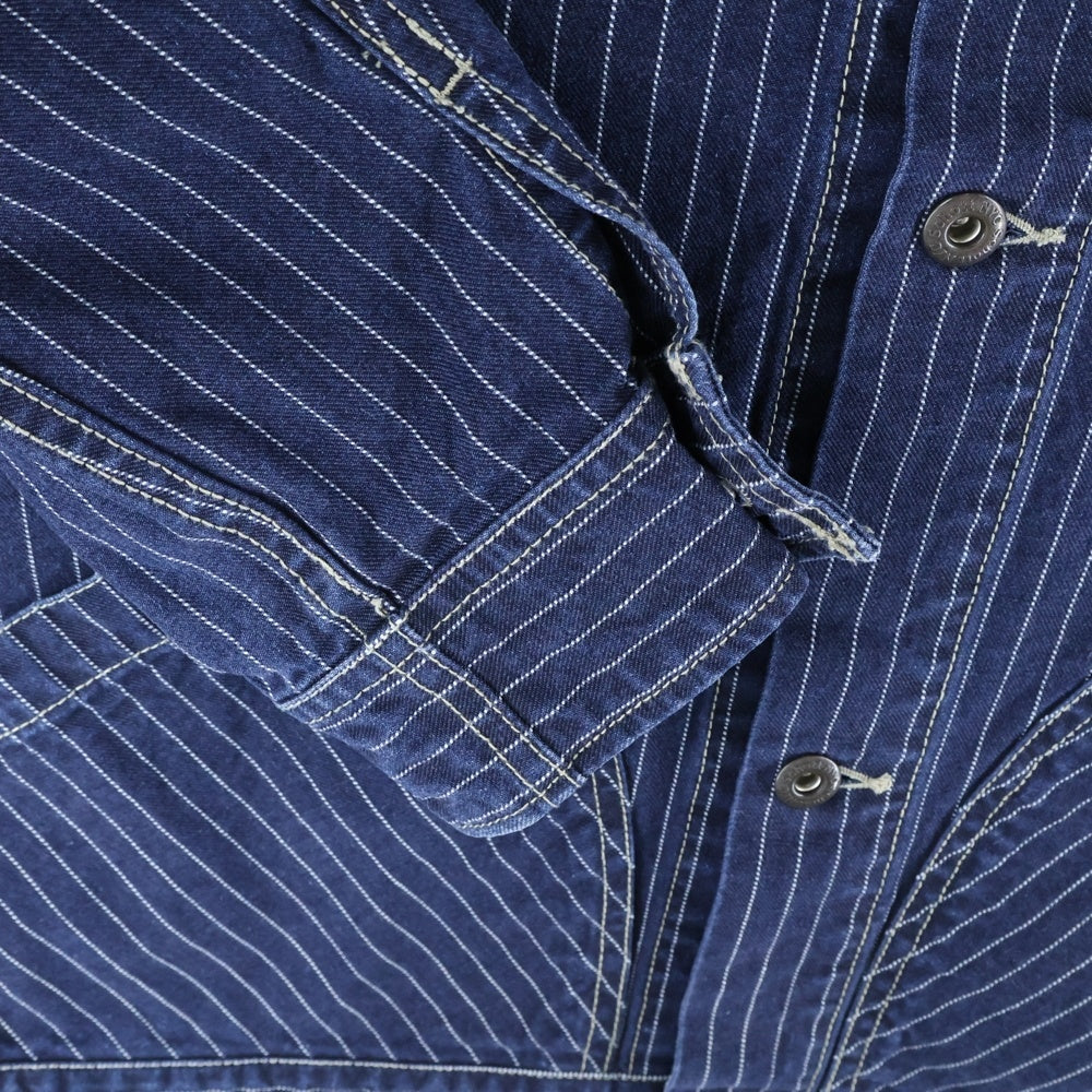 SCHOTT(ショット) OLD HICKORY DENIM JACKET オールドヒッコリーデニムジャケット カバーオール インディゴ 782-3952009