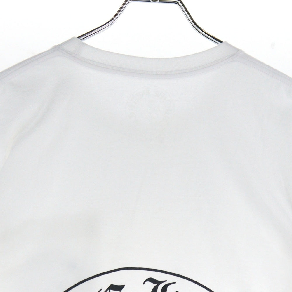 CHROME HEARTS(クロムハーツ) Honolulu Back Horseshoe Tee ホノルルバックホースシュー クルーネック半袖Tシャツカットソー ホワイト