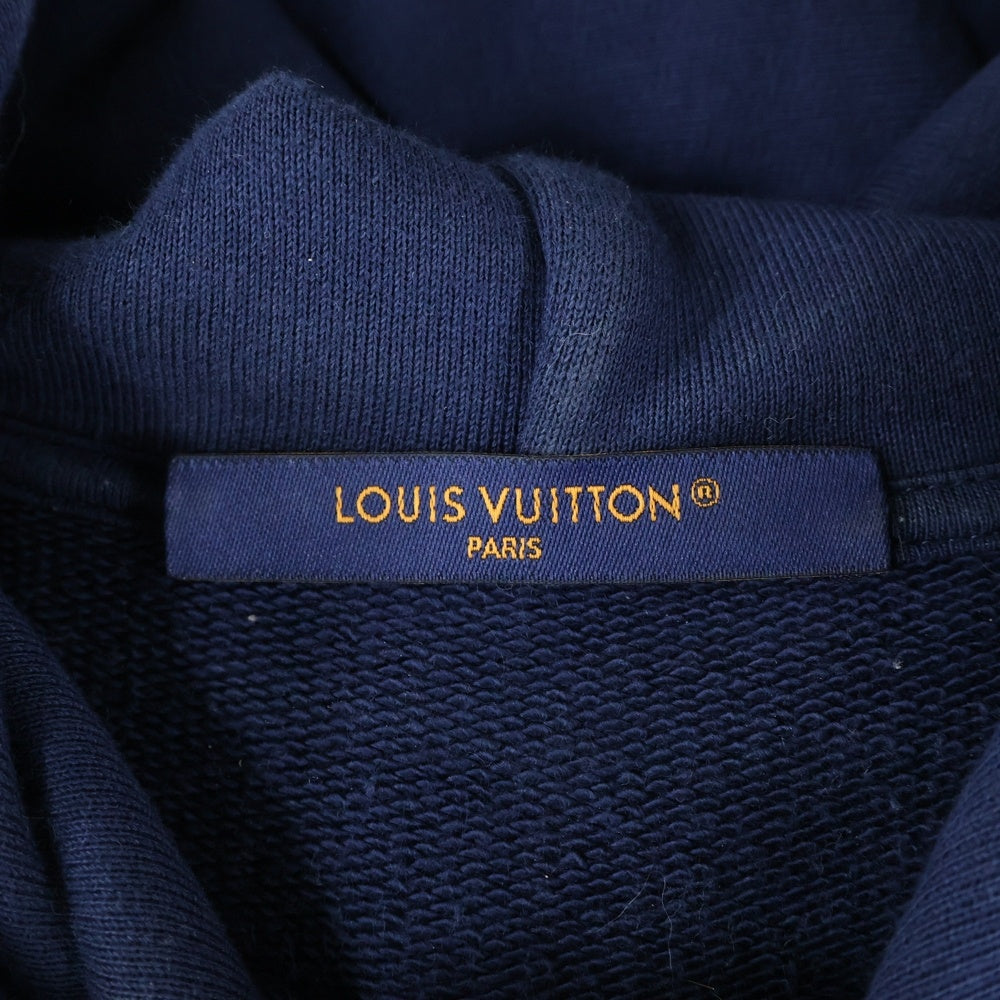 LOUIS VUITTON(ルイヴィトン) 24SS ノーティカル ロープ コットンジャージー プルオーバーパーカー ネイビー RM242MM ZA8 HRY13W
