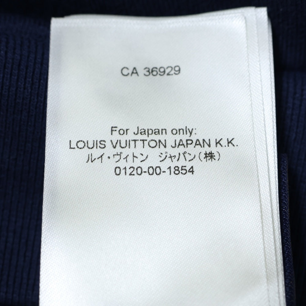 LOUIS VUITTON(ルイヴィトン) 24SS ノーティカル ロープ コットンジャージー プルオーバーパーカー ネイビー RM242MM ZA8 HRY13W