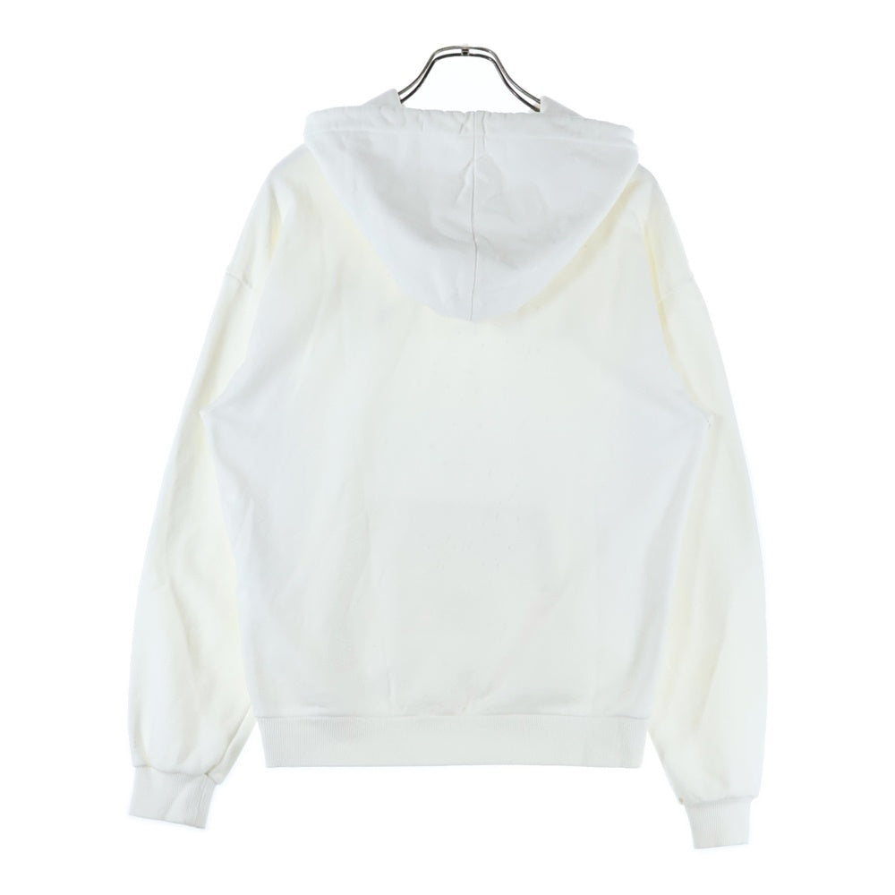 CELINE(セリーヌ) 21AW ロゴスタッズチェッカー プルオーバーパーカー ホワイト 2Y479052H
