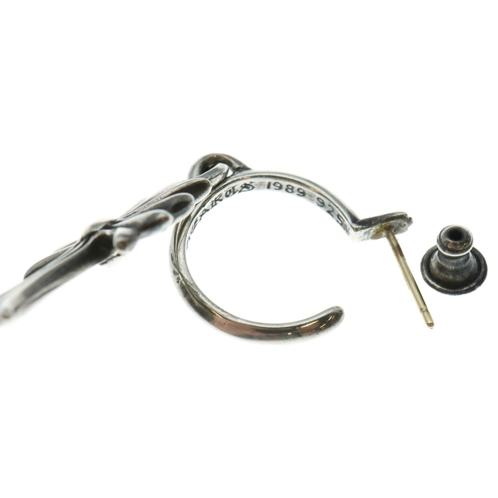 CHROME HEARTS(クロムハーツ) TINY CH CROSS タイニーCHクロス フープピアス シルバー BCA115