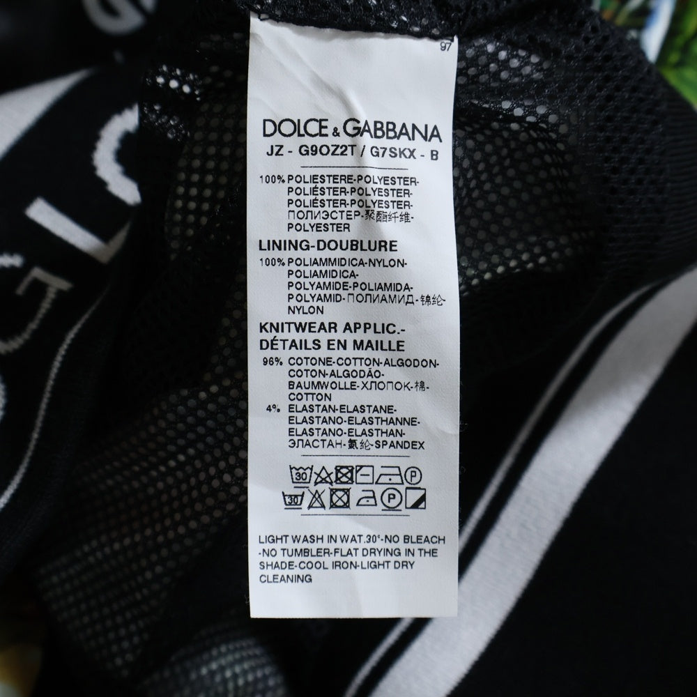 DOLCE & GABBANA(ドルチェアンドガッバーナ) グラフィック ジップ アップ ジャケット マルチカラー G9OZ2T