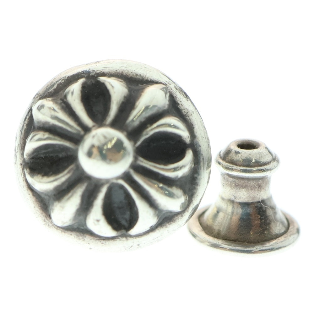 CHROME HEARTS(クロムハーツ) STUD CRSBLL クロスボールスタッドピアス シルバー BCA110