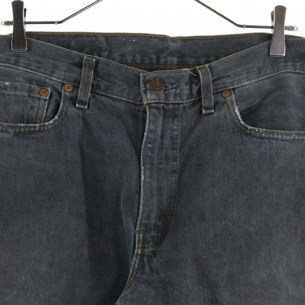 Levi's(リーバイス) VINTAGE 90s 505 後染め USA製 ストレートデニムパンツ ブラック