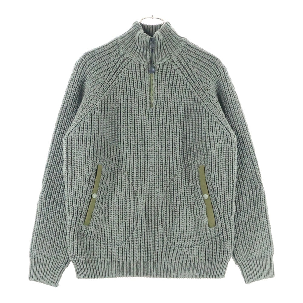 MONCLER GENIUS(モンクレール ジーニアス) 23AW ×PHARRELL WILLIAMS CICLISTA TRICOT ファレルウィリアムス ハーフジップ カーキ I209R9F00001