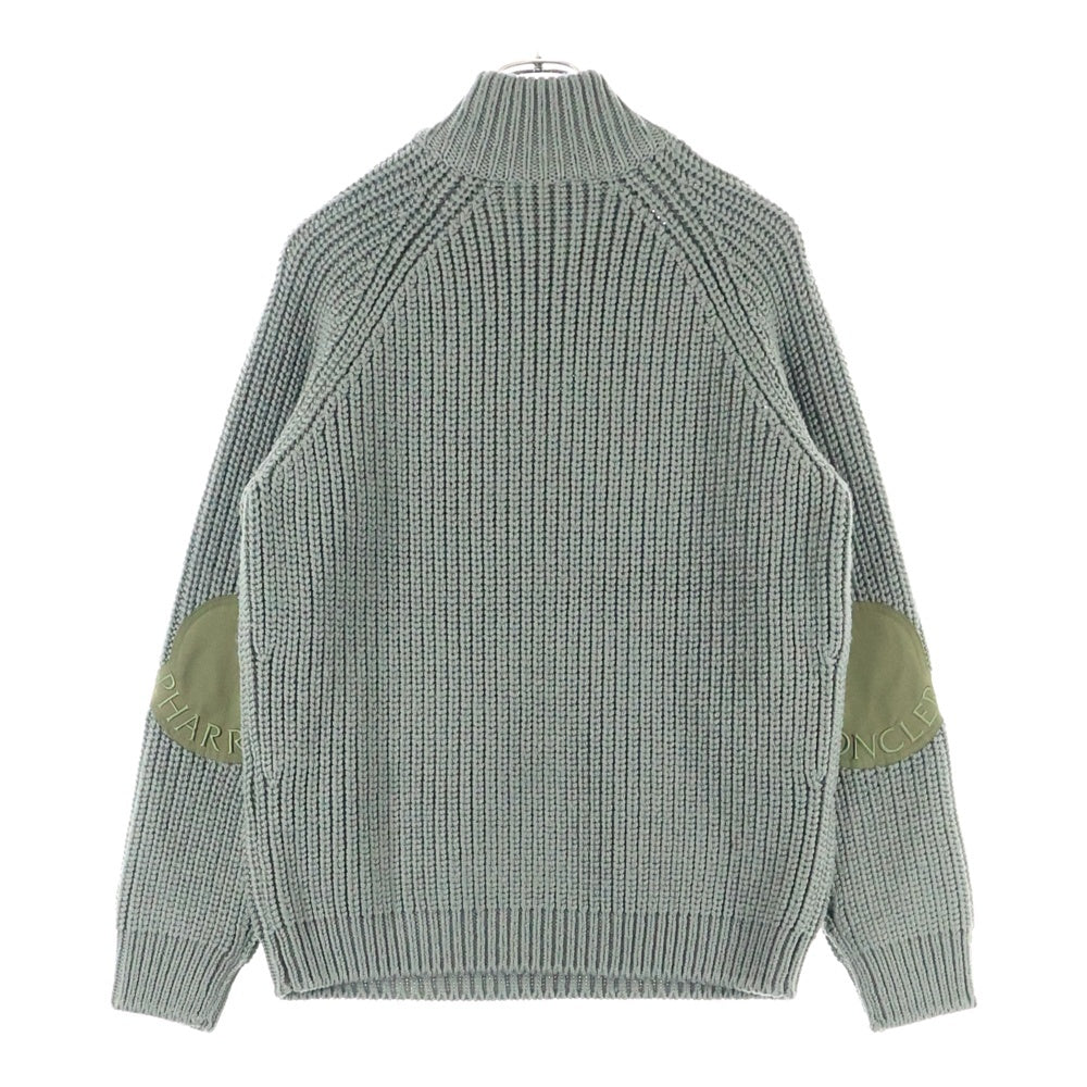 MONCLER GENIUS(モンクレール ジーニアス) 23AW ×PHARRELL WILLIAMS CICLISTA TRICOT ファレルウィリアムス ハーフジップ カーキ I209R9F00001
