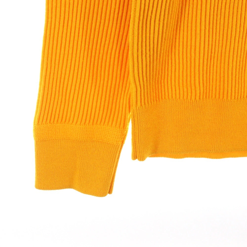 STONE ISLAND(ストーンアイランド) ワッペン付き クルーネックリブニット セーター オレンジ 7715553C2