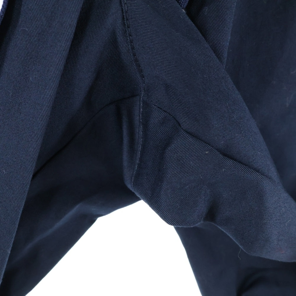 MONCLER(モンクレール) 23SS PANTALONE SPORTIVO ロゴドローコード ワッペン付きコットンパンツ ネイビー I10912A00003