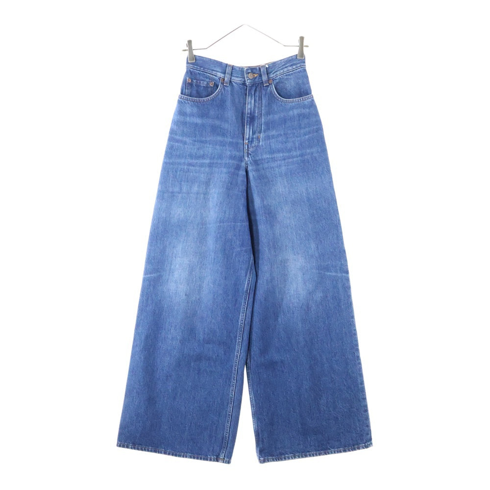 Chloe(クロエ) 24AW ワイドレッグ デニムジーンズ レディース インディゴ CH24ADP1215040224