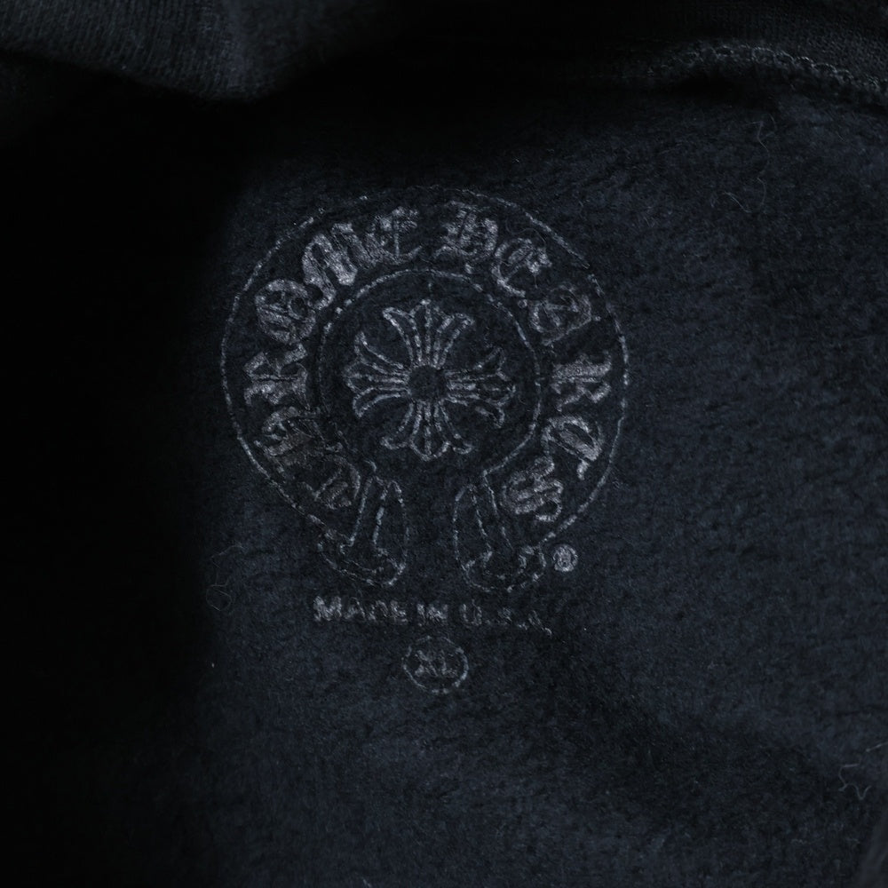 CHROME HEARTS(クロムハーツ) SWTSHRT HD ZIP 大阪限定バックホースシューダガージップパーカー ブラック
