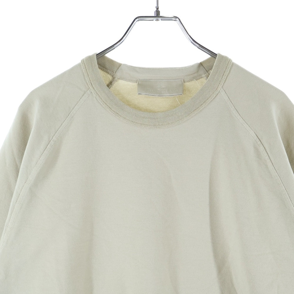STONE ISLAND(ストーンアイランド) Ghost Piece Crewneck ゴースト ロゴパッチ付きクルーネック長袖Tシャツカットソー ベージュ K1S156100011 S00F3