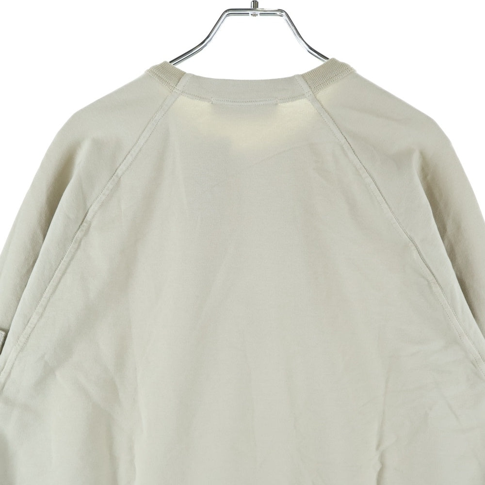 STONE ISLAND(ストーンアイランド) Ghost Piece Crewneck ゴースト ロゴパッチ付きクルーネック長袖Tシャツカットソー ベージュ K1S156100011 S00F3