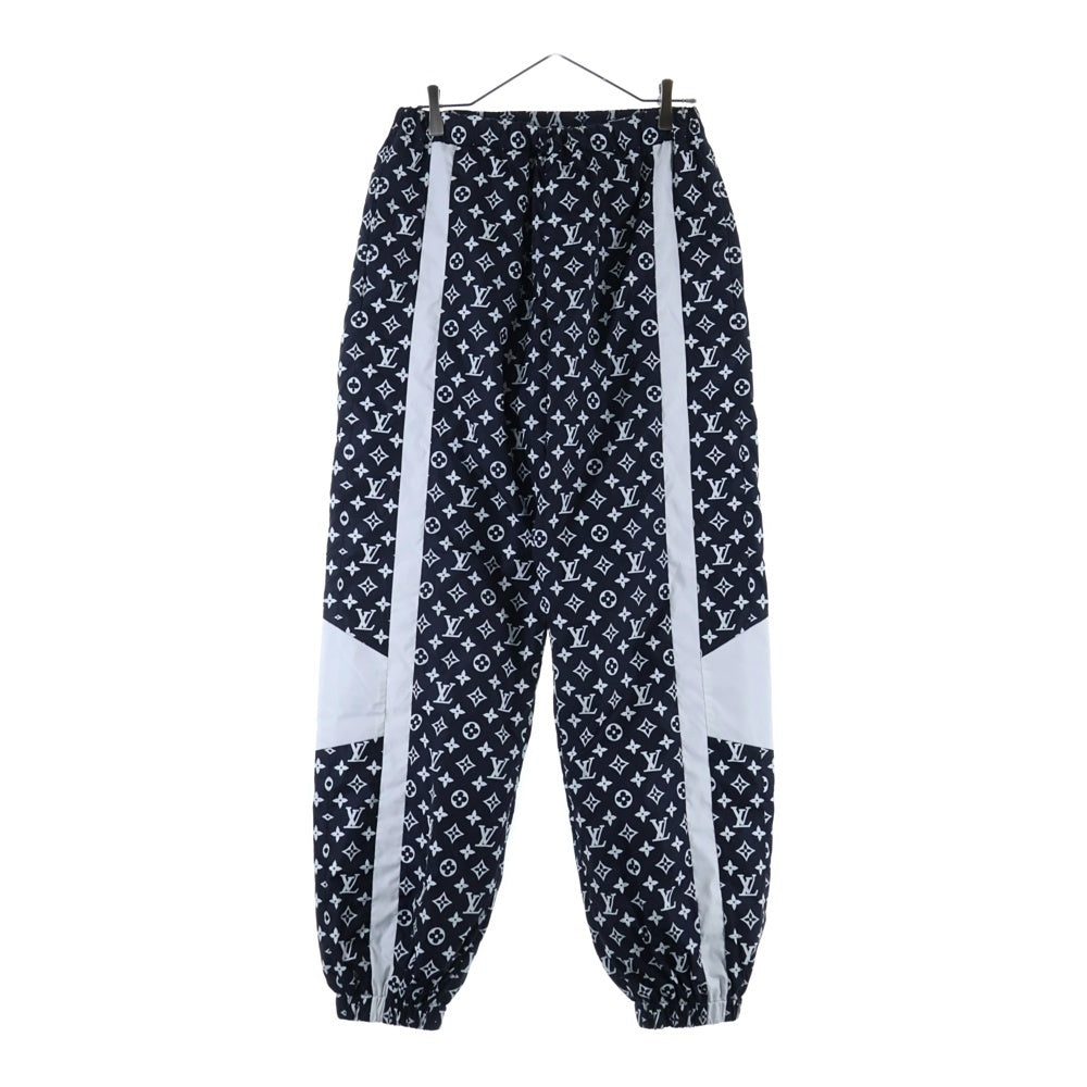 LOUIS VUITTON(ルイヴィトン) 24AW PRINTED MONOGRAM TRACK PANTS モノグラムナイロントラックパンツ ネイビー/ホワイト RM242M MJW HRP83W
