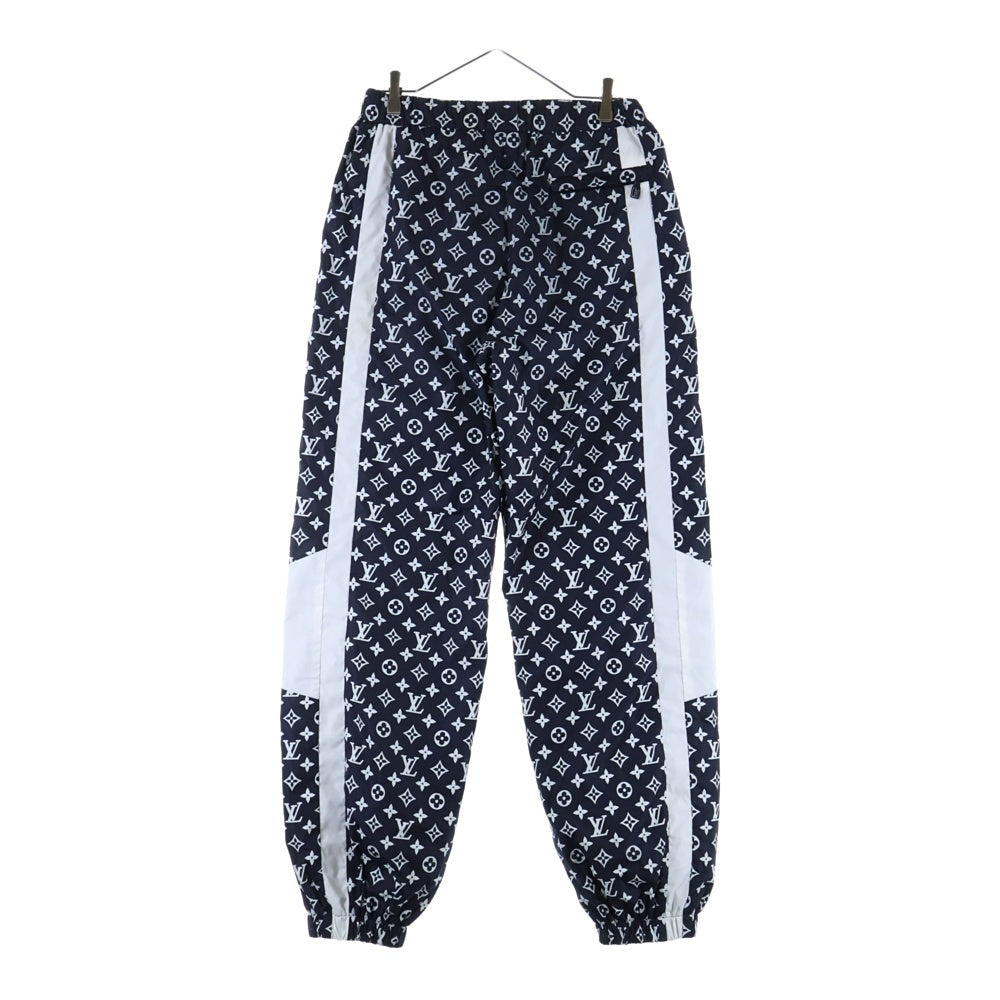 LOUIS VUITTON(ルイヴィトン) 24AW PRINTED MONOGRAM TRACK PANTS モノグラムナイロントラックパンツ ネイビー/ホワイト RM242M MJW HRP83W