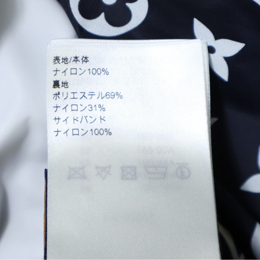 LOUIS VUITTON(ルイヴィトン) 24AW PRINTED MONOGRAM TRACK PANTS モノグラムナイロントラックパンツ ネイビー/ホワイト RM242M MJW HRP83W