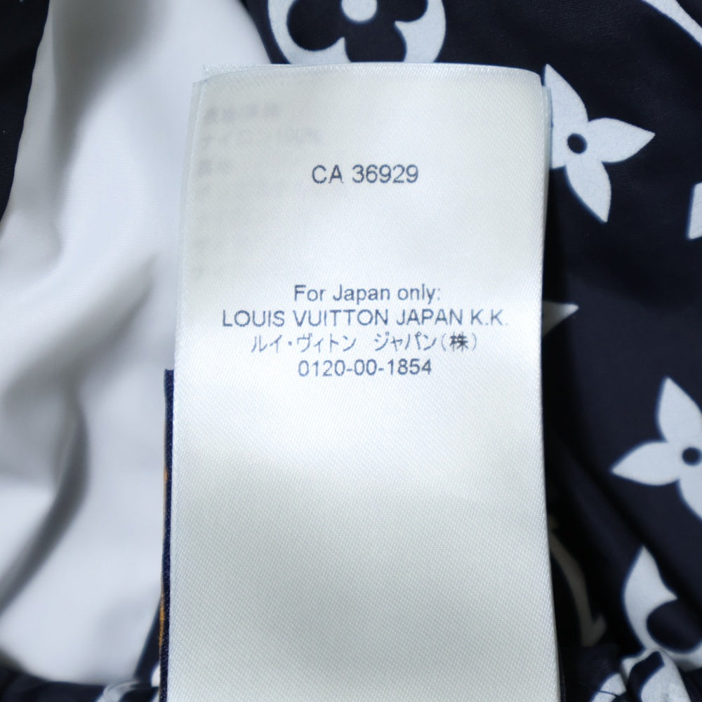 LOUIS VUITTON(ルイヴィトン) 24AW PRINTED MONOGRAM TRACK PANTS モノグラムナイロントラックパンツ ネイビー/ホワイト RM242M MJW HRP83W
