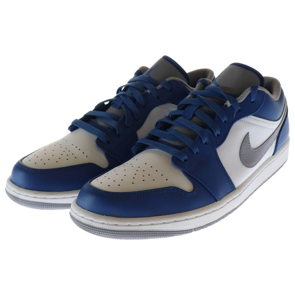NIKE(ナイキ) Air Jordan 1 Low True Blue エアジョーダン1 ローカットスニーカー ブルー US11/29cm 553558-412