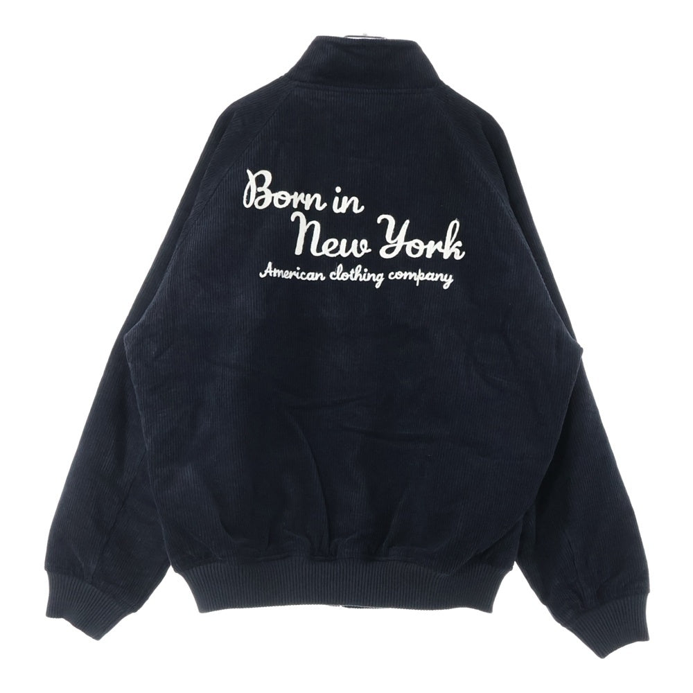SCHOTT(ショット) CORDUROY SWINGTOP JKT コーデュロイ スウィングトップ ジップアップジャケット ブラック 782-3252020