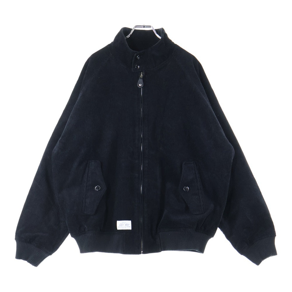 SCHOTT(ショット) CORDUROY SWINGTOP JKT コーデュロイ スウィングトップ ジップアップジャケット ブラック 782-3252020