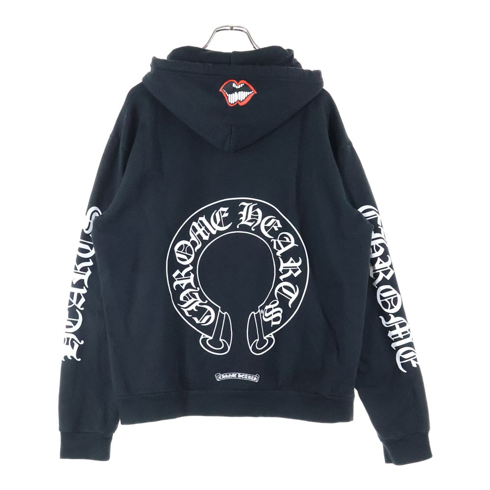 CHROME HEARTS(クロムハーツ) ×MATTY BOY Chomper horseshoe Hoodie チョンパー ホースシュー プルオーバーパーカー ブラック