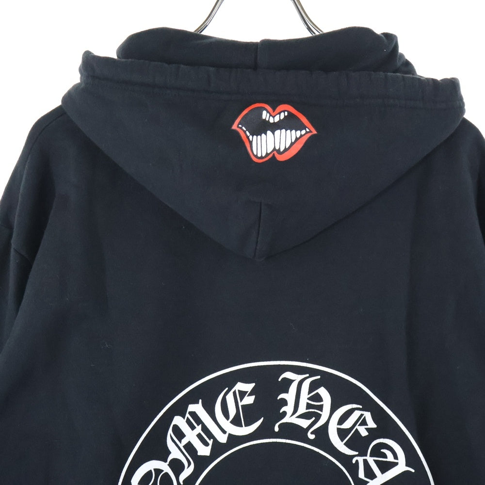 CHROME HEARTS(クロムハーツ) ×MATTY BOY Chomper horseshoe Hoodie チョンパー ホースシュー プルオーバーパーカー ブラック