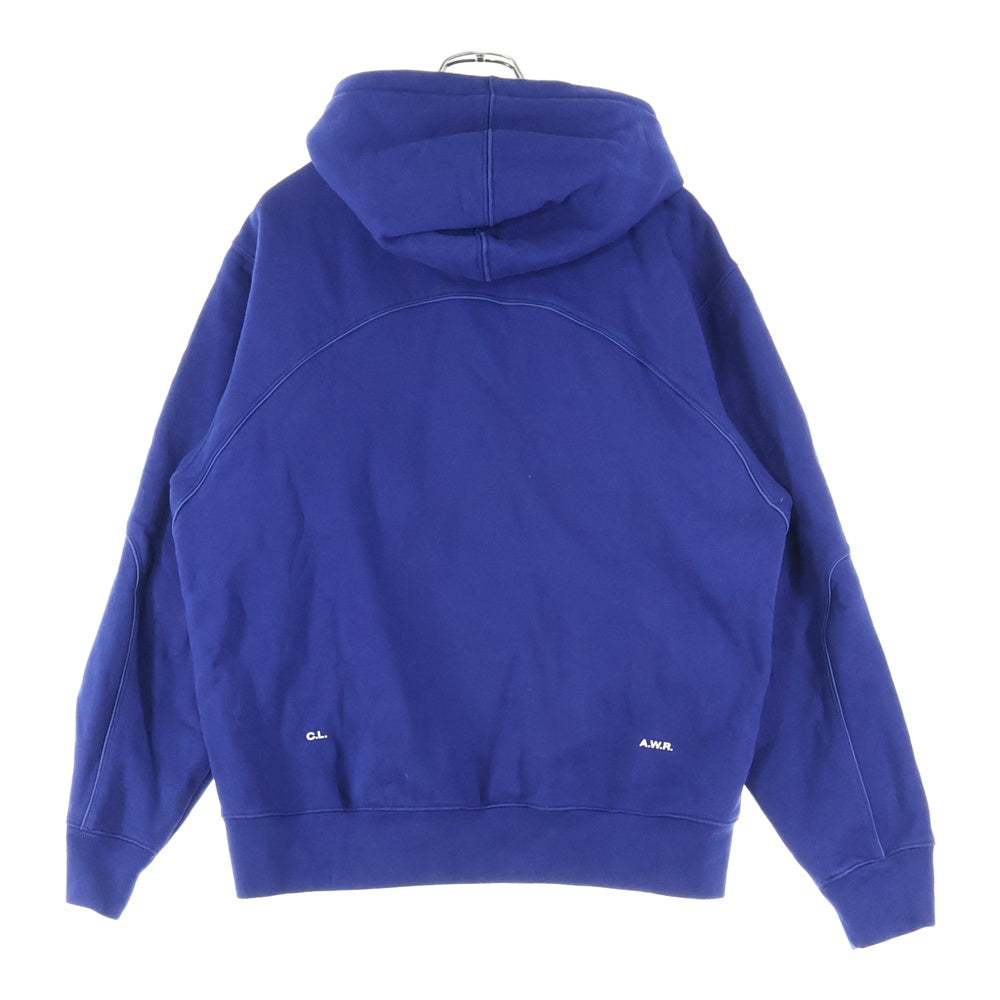 NIKE(ナイキ) xDrake NOCTA NRG Cardinal Stock Hoodie ×ドレイク カーディナルストック スウッシュロゴ刺繍入りフーディーパーカー ネイビー DA3920-492