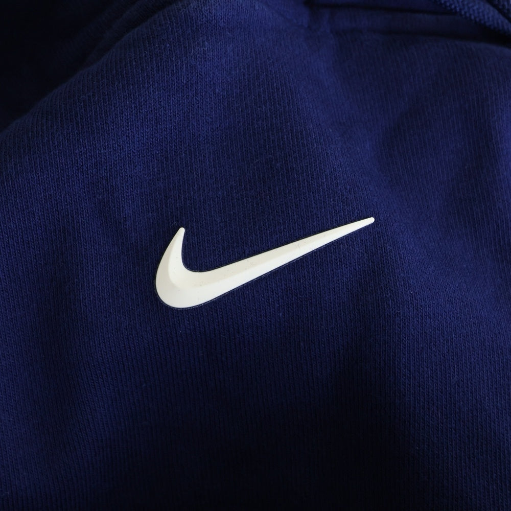 NIKE(ナイキ) xDrake NOCTA NRG Cardinal Stock Hoodie ×ドレイク カーディナルストック スウッシュロゴ刺繍入りフーディーパーカー ネイビー DA3920-492