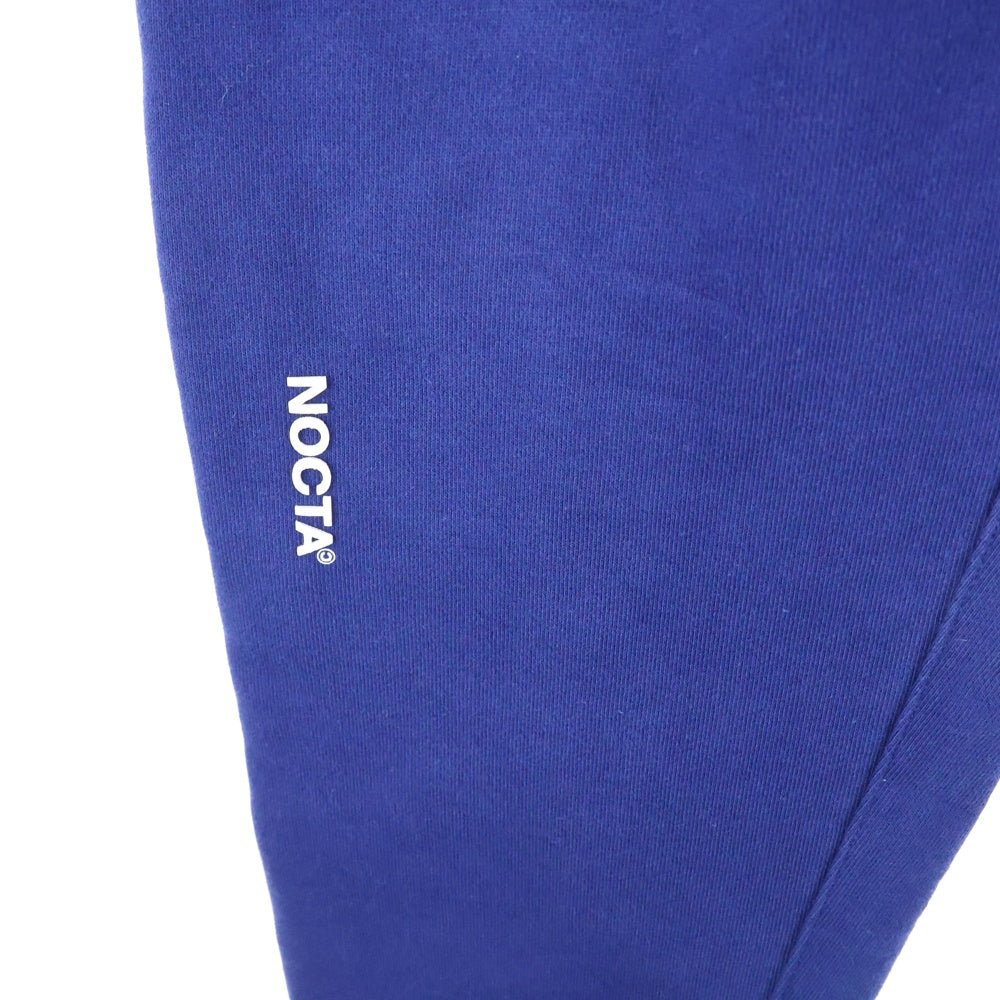 NIKE(ナイキ) xDrake NOCTA NRG FLEECE PANT ×ドレイク スウッシュロゴ刺繍入り フリーススウェットトレーナーパンツ ネイビー DA3935-492