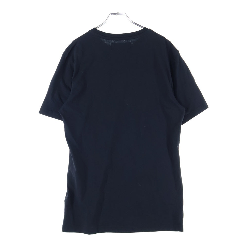 HYDROGEN(ハイドロゲン) フロントプリントクルーネック半袖Tシャツカットソー ブラック