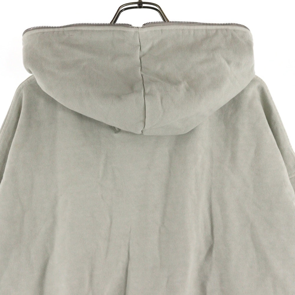 cvtvlist(カタリスト) CTLS usual zip hoodie ユージュアル 刺繍デザイン ジップアップフーディーパーカー アイボリー 2201110301
