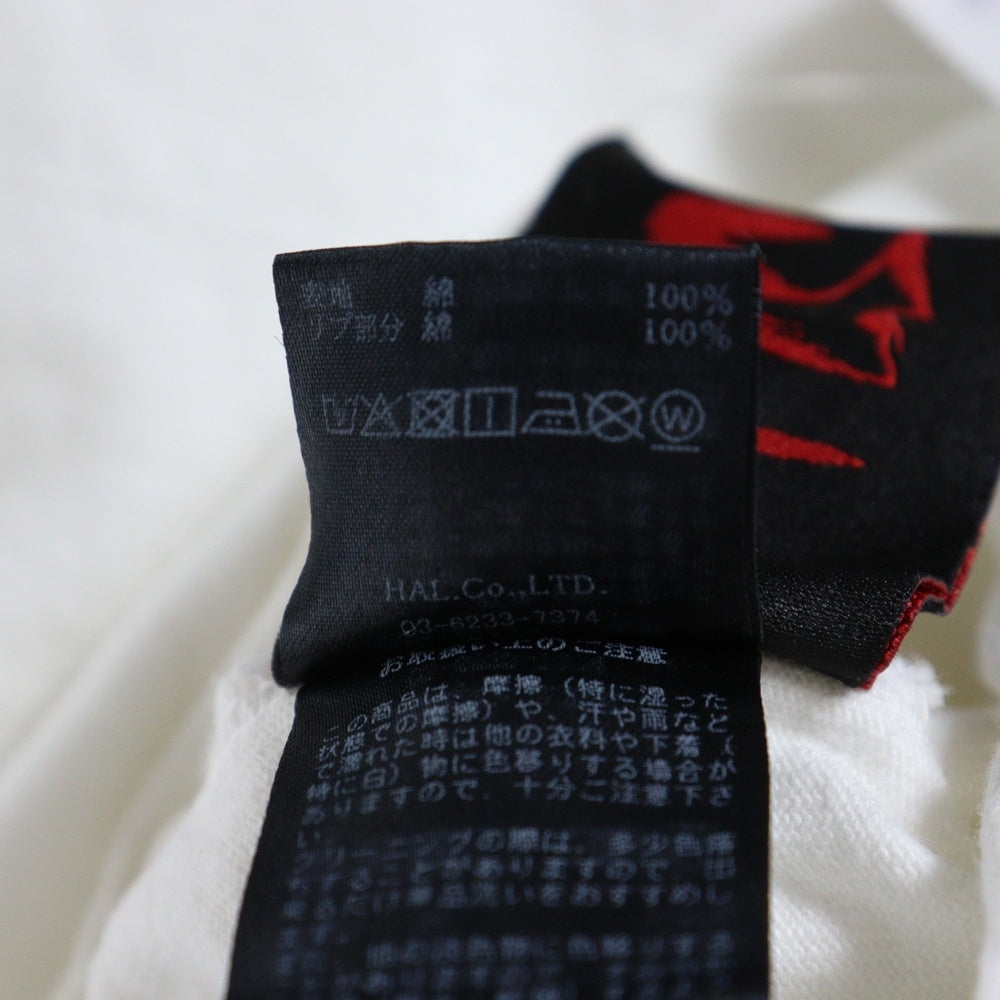 cvtvlist(カタリスト) CTLS Buskets Longsleeve Tee バスケット 刺繍デザインバックプリント クルーネックロングスリーブ長袖Tシャツカットソー ホワイト
