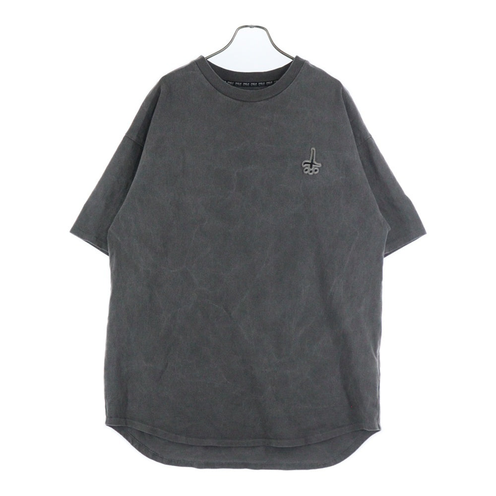 cvtvlist(カタリスト) CTLS ワンポイント刺繍デザインクルーネック半袖Tシャツカットソー グレー 2101090307